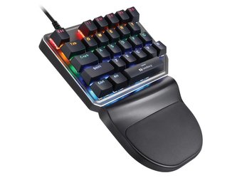 Sandberg RageStorm Mech Gaming Keypad, levá strana herní klávesnice