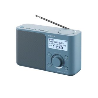 Sony XDR-S61D, přenosné digitální rádio DAB/DAB+ s LCD displayem, modrá