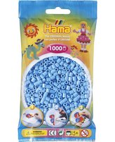 Pastelovo modré korálky 1.000ks MIDI