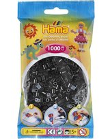 Čierne korálky 1.000ks MIDI