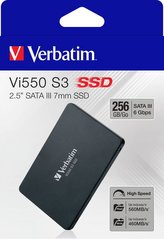 Verbatim SSD 256GB SATA III Vi550 S3 interní disk 2.5\", Solid State Drive
