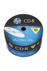 Disk CD-R HP 700 MB (80 minút) 52 x 50 vretenový hromadne