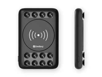 Sandberg Powerbank 5000 Wireless 5W, powerbanka a bezdrátová nabíječka Qi