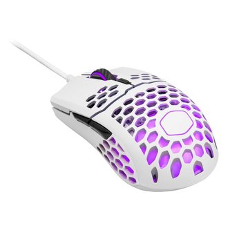 Cooler Master LightMouse MM711, herní myš, optická, 16000 DPI, RGB, matná bílá