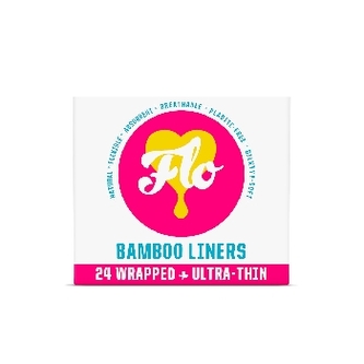 FLO Ultra tenké slipové vložky z bio bambusu 24 ks