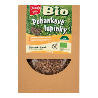 Lupínky pohankové bezlepkové 200 g BIO   SEMIX