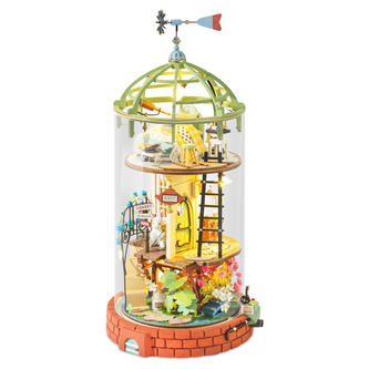 RoboTime miniatúra domčeka Sklenená veža malej čarodejnice