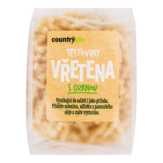 Těstoviny vřetena s cizrnou 300 g   COUNTRY LIFE