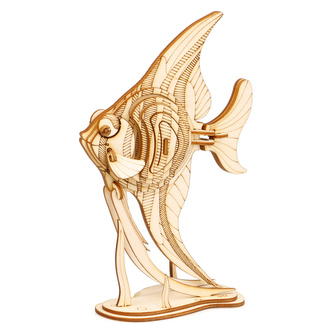 RoboTime dřevěné 3D puzzle Skalára