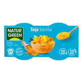Dezert sójový s vanilkovou příchutí 2x125 g BIO   NATURGREEN
