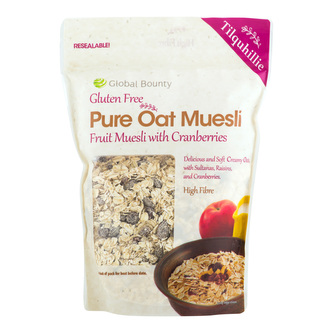 Müsli ovesné s klikvou bezlepkové 425 g   TILQUHILLIE