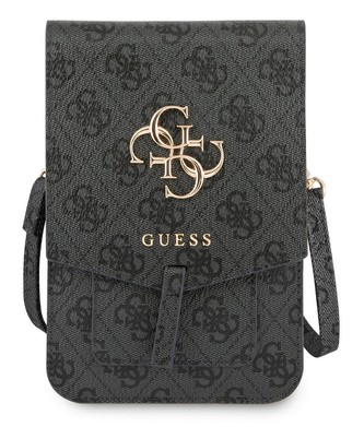 Guess PU 4G Metal Logo Uni. Phone Bag 6,5\", Grey