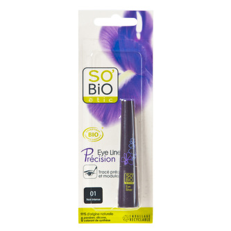 Oční linky 01 černé BIO   SO’BiO étic