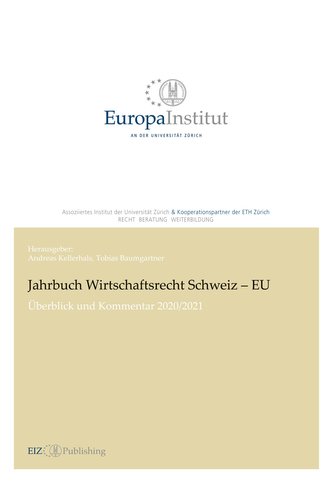 Jahrbuch Wirtschaftsrecht Schweiz - EU