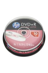 DVD+R HP 8,5 GB (240 min) DL 8x 10-koláč