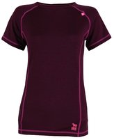 ULLANGER - dámský top s kr.ruk. (merino vlna), barva fialová - 42
