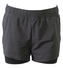 GTS 6500 L - Dámské sportovní kraťasy 2v1 - Carbon - 40