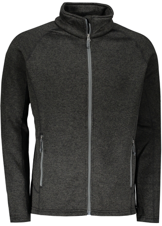 HOLM - pánská fleecová mikina - černá - 3XL