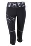 LINKÖPING - dámské 3/4 elastické kalhoty - černé - 34