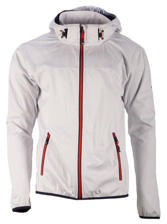 GTS 4013 M S0 - Pánská 3L softshell bunda s kapucí - white - XXL