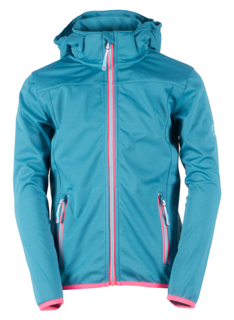 GTS 4013 K S0 - Dětská 3L softshell bunda - aqua - 116