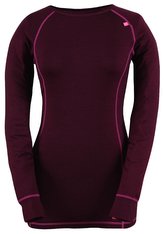 ULLANGER - dámský top s dl.ruk. (merino vlna), barva fialová - 40