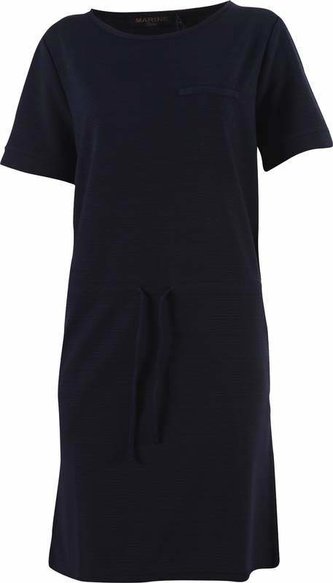 MARINE-dám.šaty s kr.ruk. - modré - 34