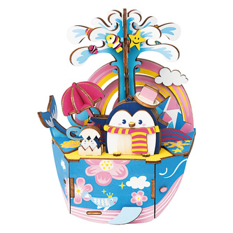 RoboTime 3D skládačka hrací skříňky Mořský svět