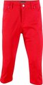 MARINE - dámské 3/4 kalhoty (jersey - spandex) - červené - 42