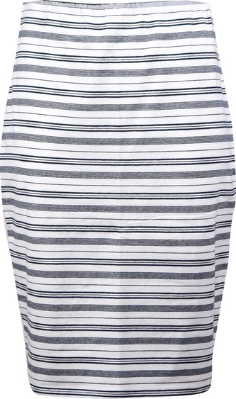 MARINE - Dámská žerzejová sukně z bavlny - White comb - L