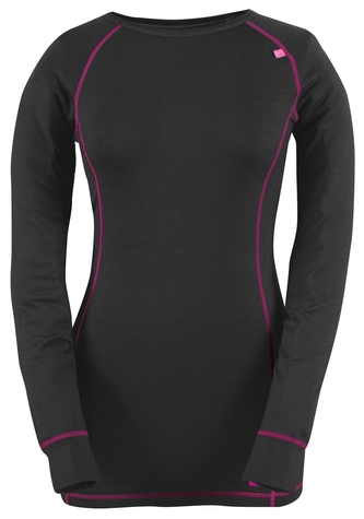 ULLANGER - dámský top s dl.ruk. (merino vlna), barva šedá - 44