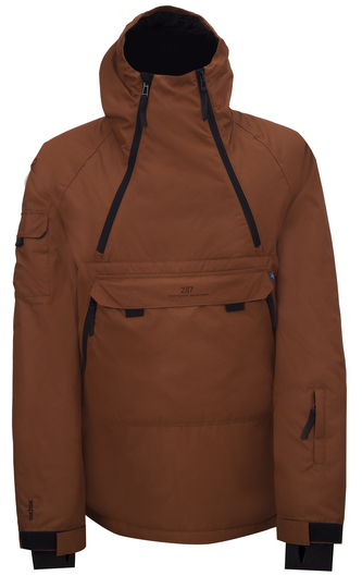 LIDEN - ECO pánská 2L lyžařská bunda - rusty - S