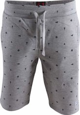 MARINE - pánské kraťasy(jogging) - šedé melange - 122/128