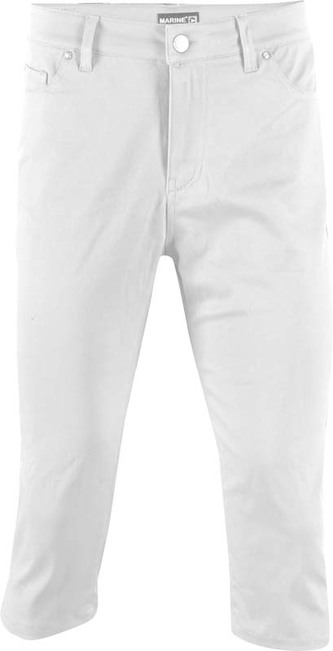 MARINE - dámské 3/4 kalhoty (jersey - spandex), bílá - 42