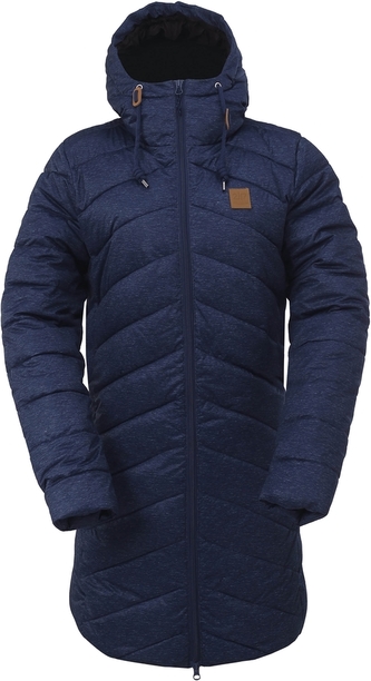 HINDÅS - dámský zateplený kabát - navy - XS