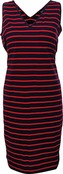 MARINE - dámské šaty - Red comb - XL