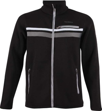 Svetr flatfleece True North - černý - XL