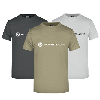 Kulturistika.com Pánské tričko Kulturistika.com - Šedá - XXL