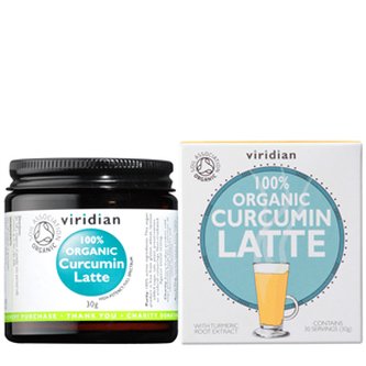 Viridian Curcumin Latte - Bez příchutě - 30 Gramů