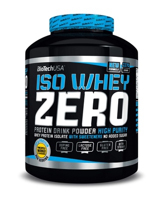 BiotechUSA Iso Whey Zero - Jahoda - 500 Gramů