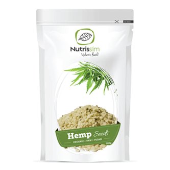 Nutrisslim Hemp Seeds BIO - Bez příchutě - 200 Gramů