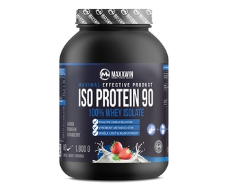 MaxxWin ISO Protein 90 - Jahoda - 1800 Gramů