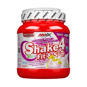 Amix Nutrition Shake 4 Fit&Slim - Lesní plody - 500 Gramů