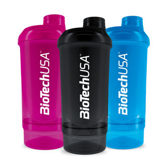 BiotechUSA Šejkr BiotechUSA Wave + compact - Modrá - 500ml