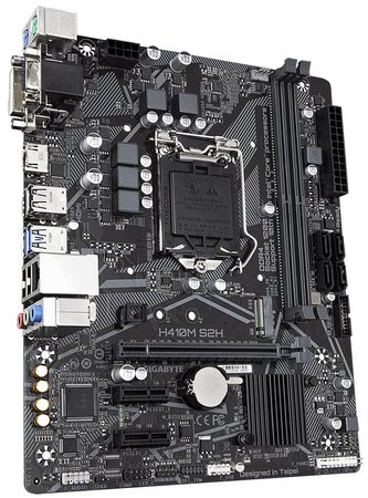 GIGABYTE H410M S2H / Intel H410 / LGA 1200 / 2x DDR4 DIMM / M.2 / D-Sub / DVI-D / HDMI / mATX