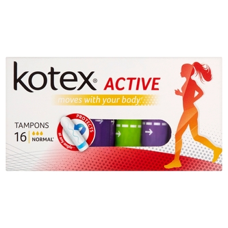 Kotex Tampony Active Normal (Tampons) Varianta 16 ks woman