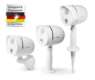 Technaxx venkovní LED osvětlení s detekcí pohybu na baterie, bílé (TX-107)