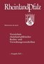 Verzeichnis rheinland-pfälzischer Rechts- und Verwaltungsvorschriften -  Ausgabe 2021