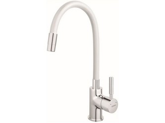 baterie FERRO 70710,0B stoj.dřez, ram.elastické BÍ/Cr