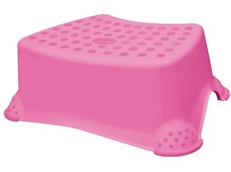stolička 40,5x28,5x14cm protiskluzová PH RŮŽ